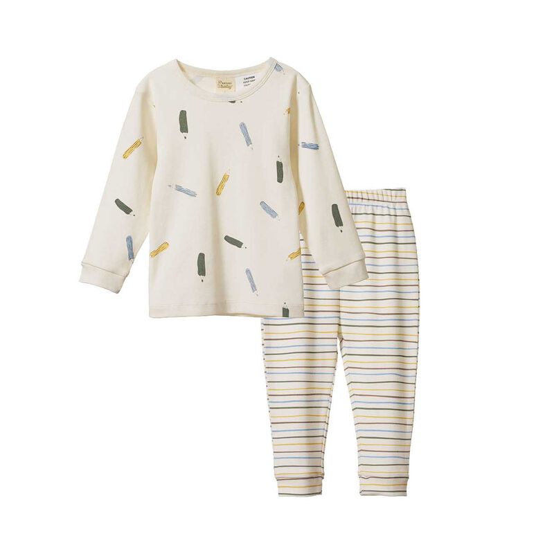 Nature Baby 2-Piece Long Sleeve Pyjamas 1-2Y image number 0